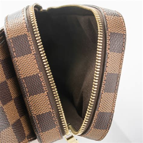 louis vuitton geronimos damier ebene brown|Louis Vuitton Damier Ebene original.